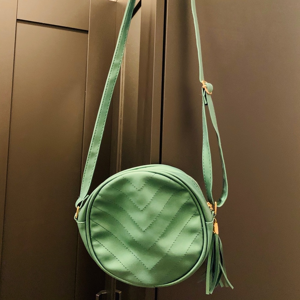 green crossbody